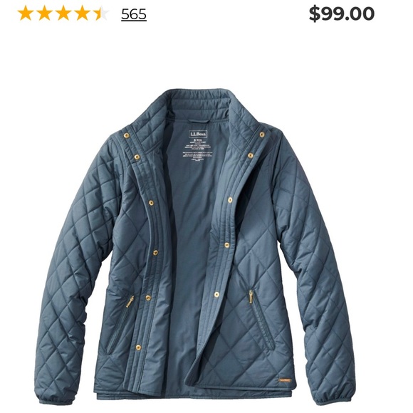 L.L. Bean Women's Bean's Cozy Quilted Jacket - Picture 2 of 11